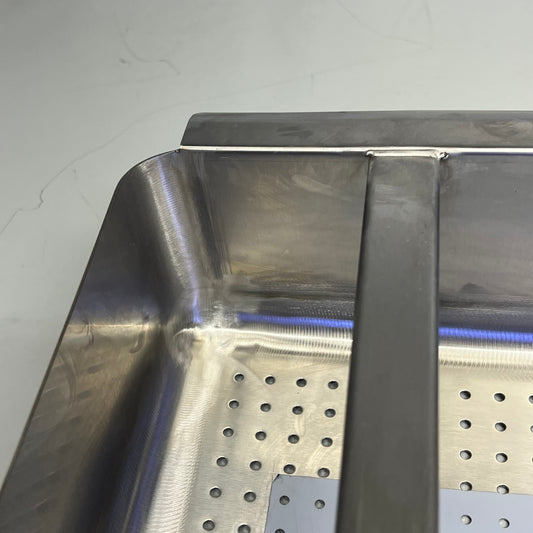 REGANCY 304 Stainless Steel Perforated Basket 19.5"x19.5"x4" 600RSSB20 (As-is)