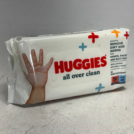 HUGGIES (3 PACK Of 56 Wipes) All Over Clean Baby Cleaning Wipes 61281537