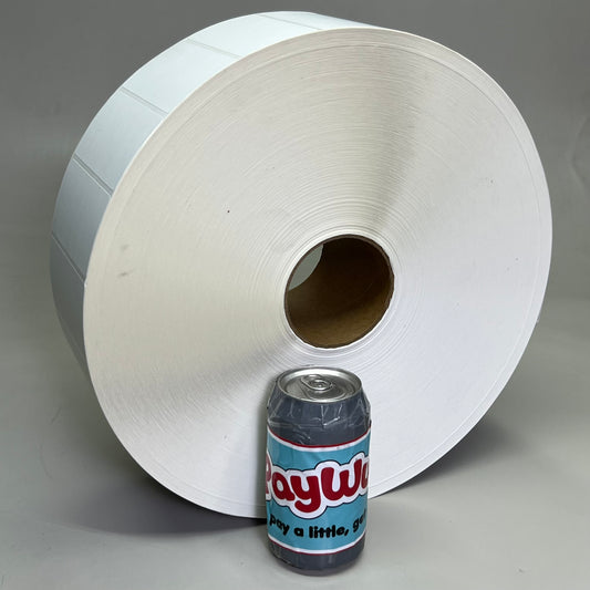 Roll Low Blank Labels 14OD (11000 Labels) Sz 4" L X 2" W White F030041