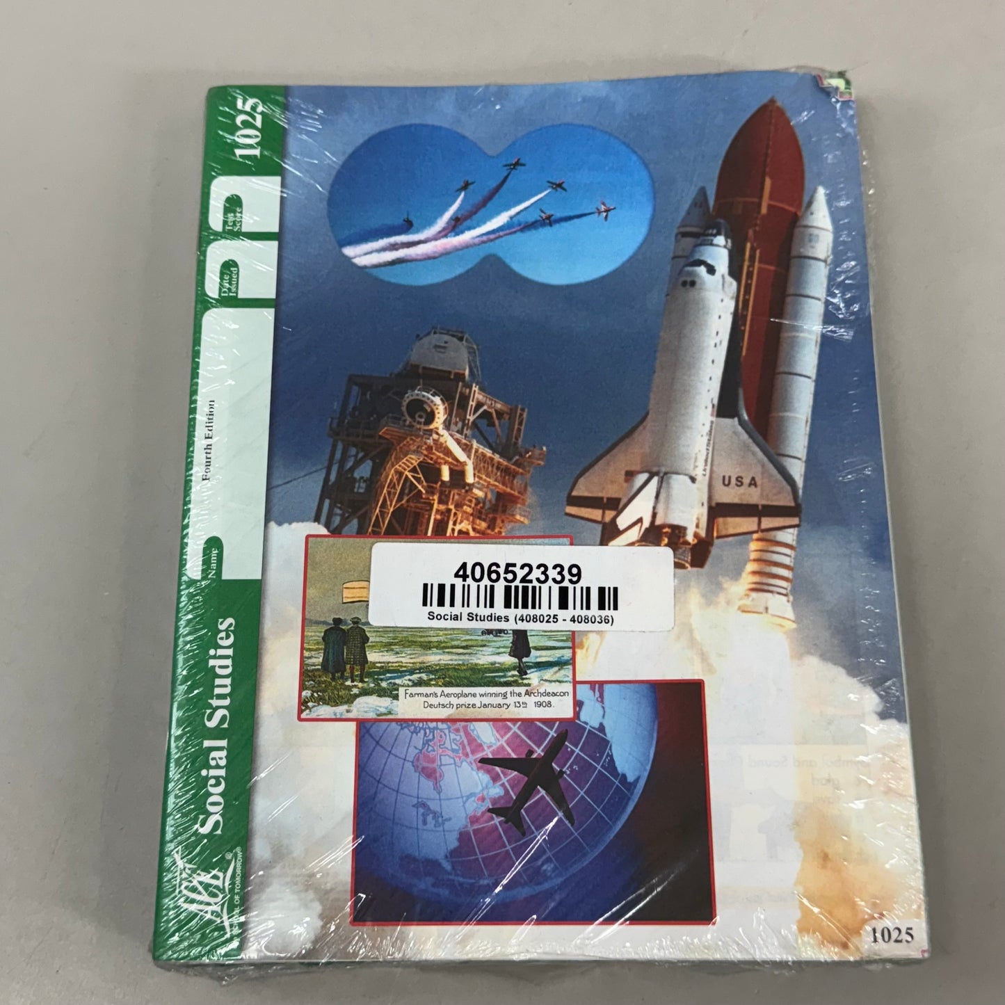 ACE PACES (12 Pack) Grade 3 Social Studies 1025-1036 (Fourth Edition) Homeschool 40652339