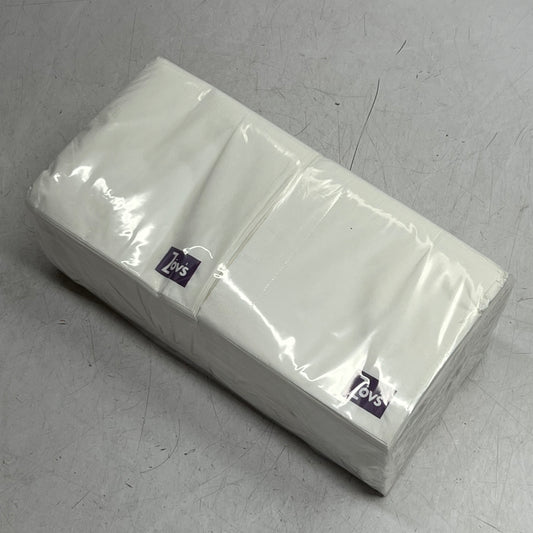 ZA@ NATURE'S LINEN (3000 Napkins) Premium Beverage Napkins, White Sz 10" x 10" White A