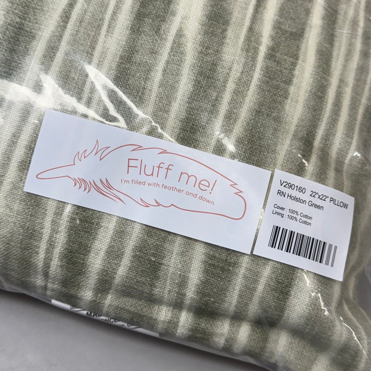 VILLA 22"x22" RN Holston Decorative Throw Pillow Green Multi