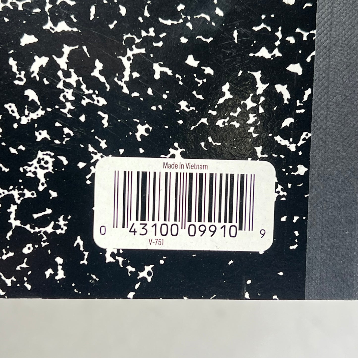 ZA@ MEAD (6 PACK, 100 SHEETS EACH) Composition Notebooks Wide Ruled 1-Subject 9.75" X 7.5" Blac|k/White 306712
