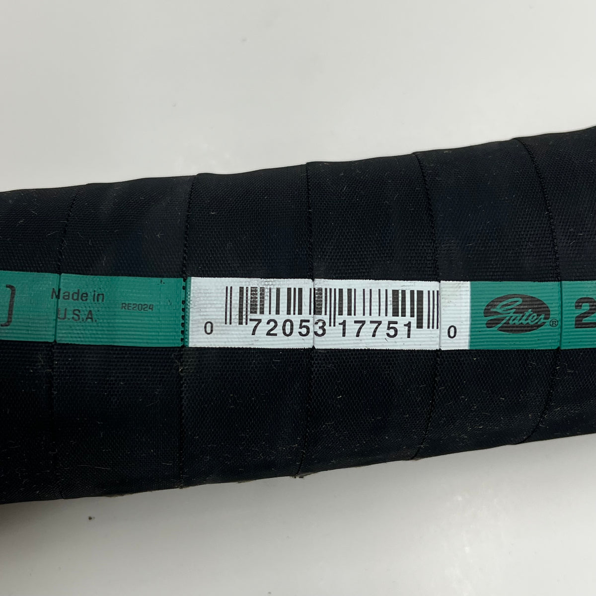 GATES Green Stripe Coolant Hose For Fwd & White 2 1/4" X 5' Black/Green 24936
