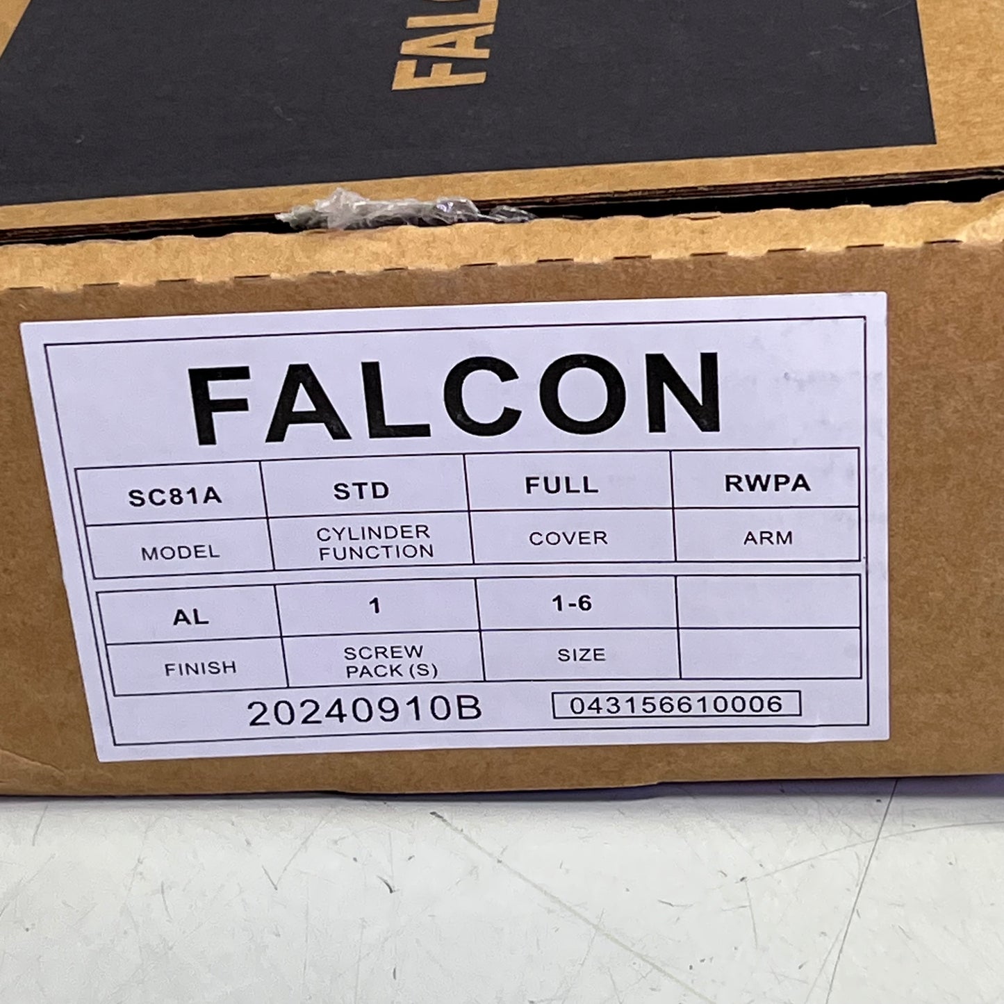 FALCON Door Closer Grade 1 Fully Adjustable Sizes 1-6 Aluminum AL/689 SC81A