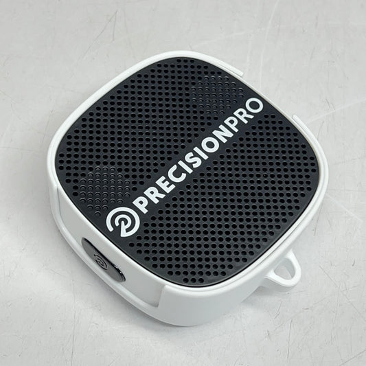 PRECISION PRO Duo Gps Golf Portable Speaker Water Resistant 5"x5" White 1073934