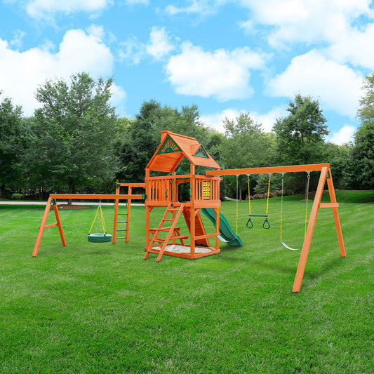Z@ GORILLA Homestead Swing Set for Kids (AS-IS, Complete)
