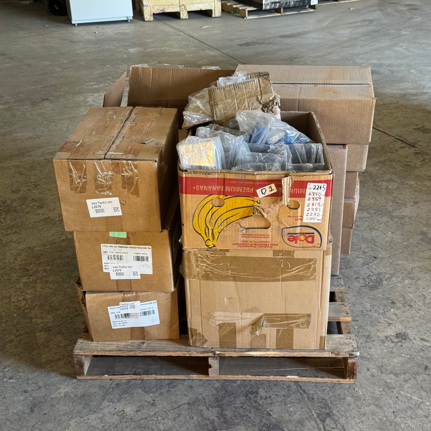 ZA@ Pallet of MIXED Cup Frame and Lid, Magnets, Student Notebook, Acrylic Horizontal Sing Holder, Etc... (AS-IS)