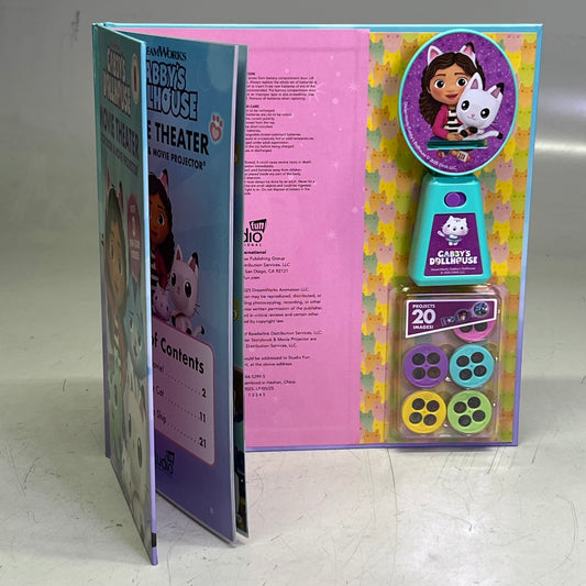 DREAMWORKS Gabby's Dollhouse Movie Theater Storybook & Movie Projector