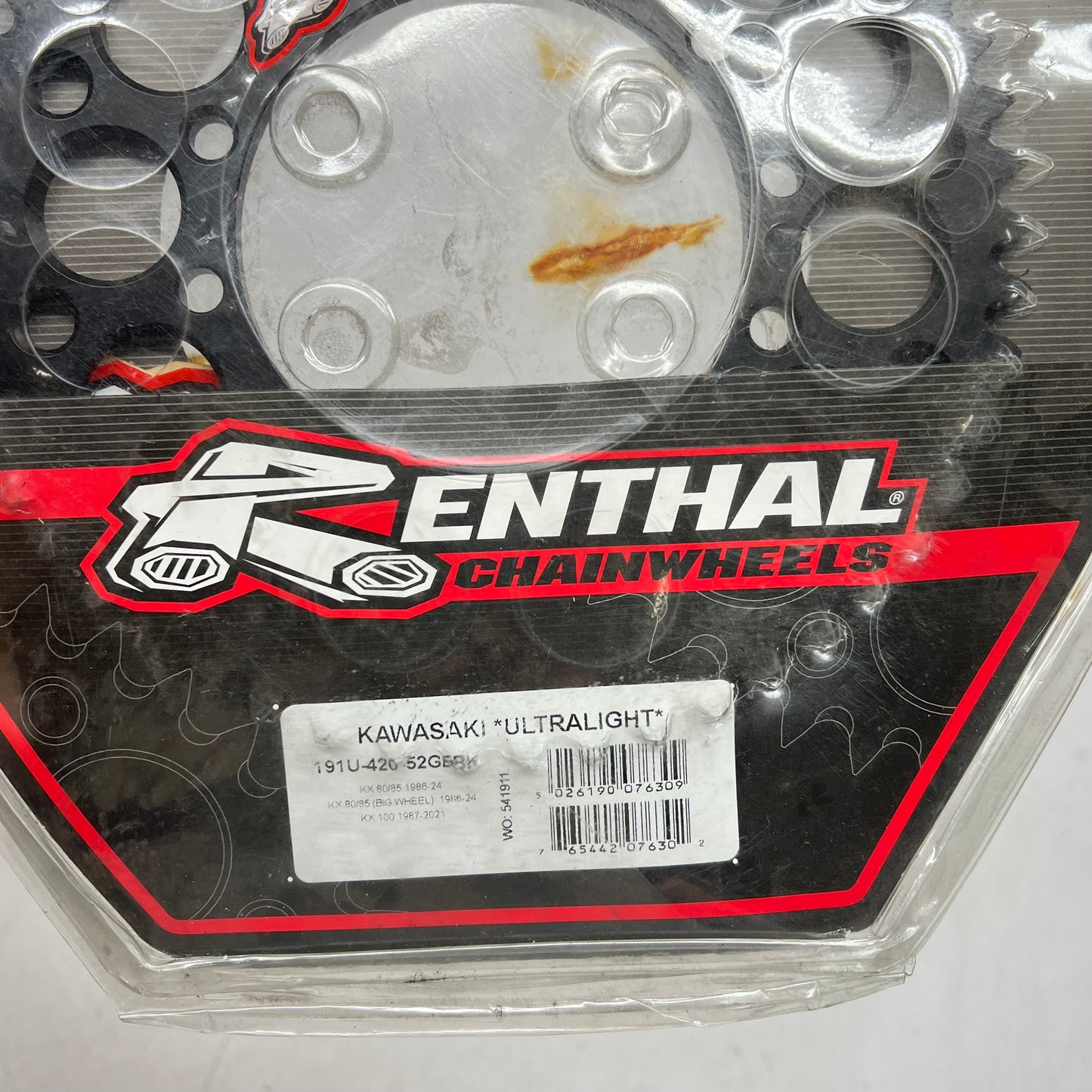 RENTHAL Kawasaki Rear Sprocket 52 Tooth Black 191U-420-52GEBK