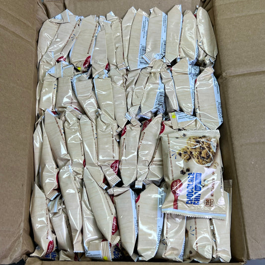 ZA@ BETTY CROCKER (144 PACK) Chocolate Chip Oatmeal Bar 1.24 oz BB 04/25 (New) D