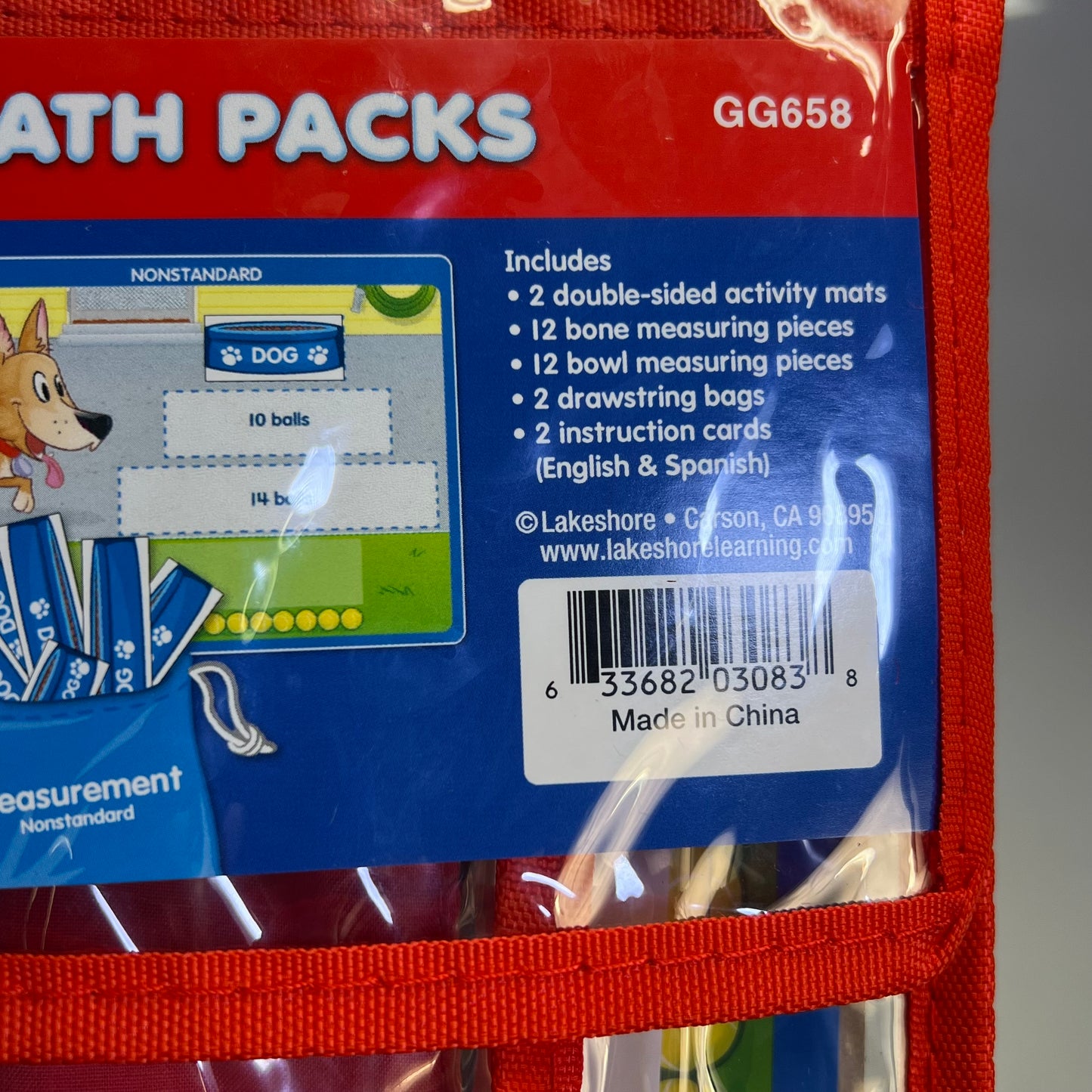 LAKESHORE Skill Building Family Engagement Math Packs Ages 3-5yrs GG658