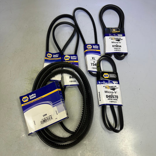ZA@ NAPA (19.3 POUNDS) Assorted Box of Serpentine / V-Belt Parts Black