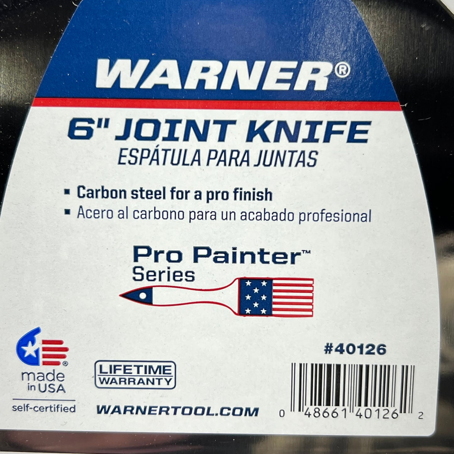 WARNER (2 PACK) Pro Painter Series Finish Joint Knife 6" Red/Blue 40126