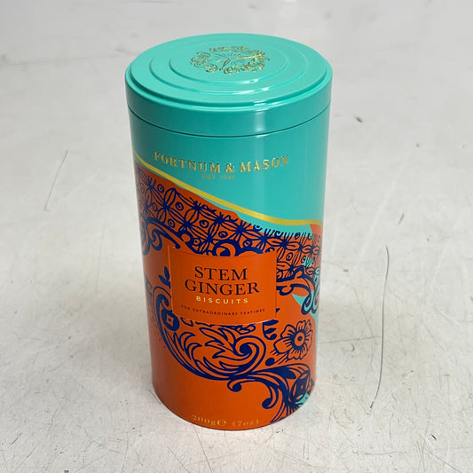 ZA@ FORTNUM & MASON (2 PACK) Stem Ginger Biscuits 7oz 200g BB 05/26
