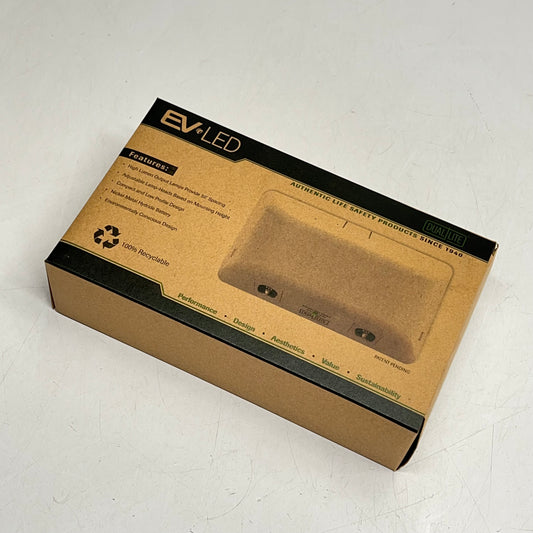 HUBBELL Dual Lite Led Emergency Light LED NiMH 2W LED Heads White EV4DI-02WAL