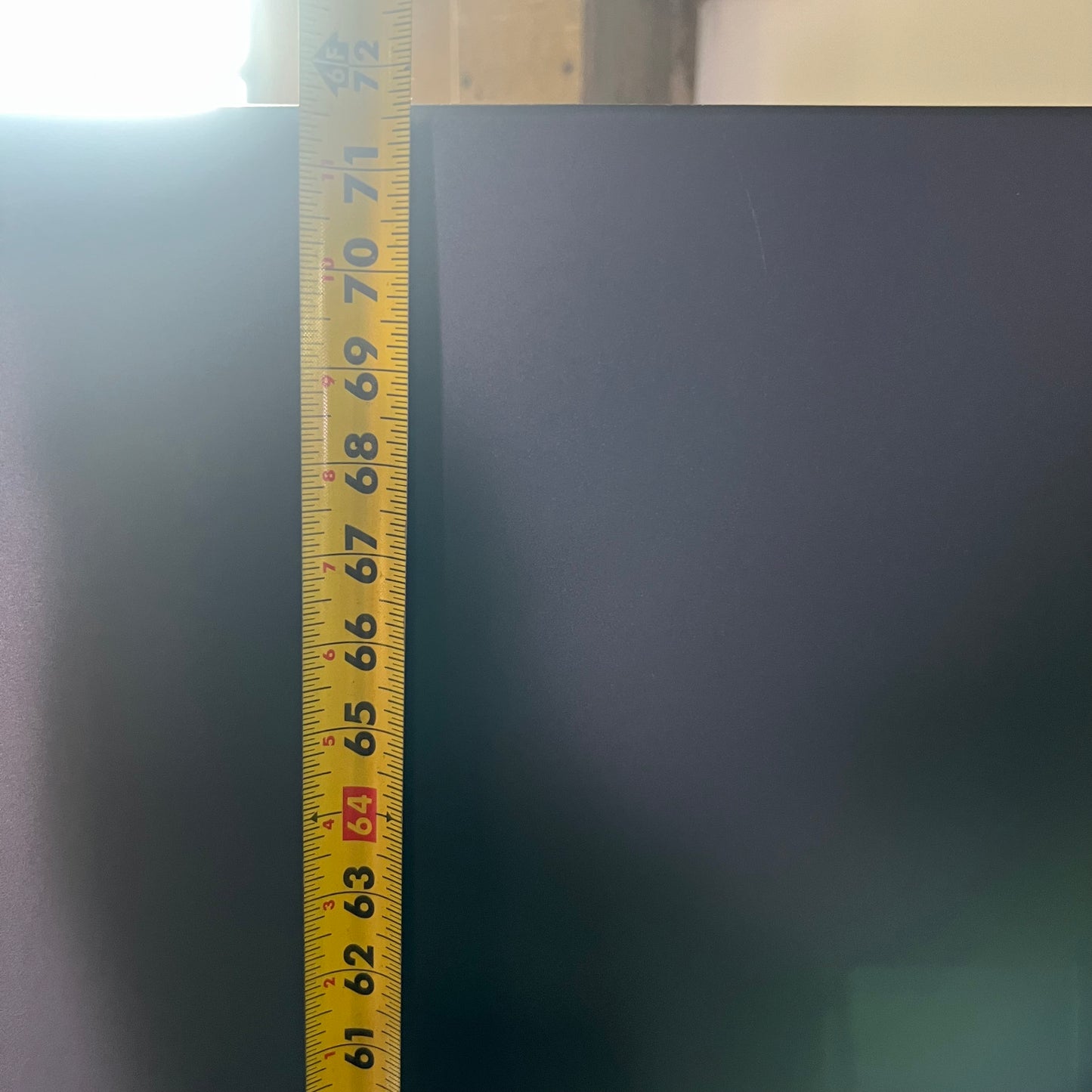 DURHAM MFG Steel Garage Cabinet w/ Blue Bins 72"H x 25"T x 48"W (Minor Damage)