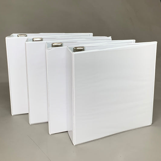 AVERY 4 PK! Heavy Duty Binders 3" White 79193 (New)