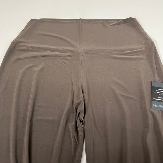 NORMA KAMALI Lightweight Slinky Jersey Fabric Boot Pant Women's Sz XL Chocolate