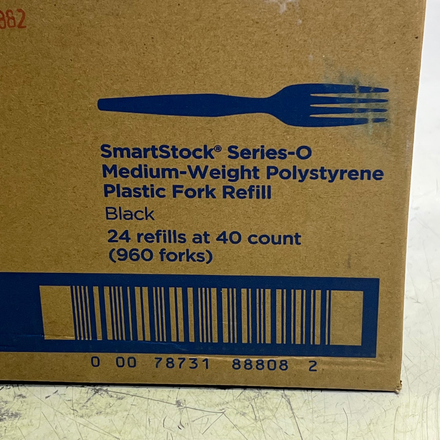 DIXIE ULTRA (960 PACK) Smart Stock Plastic Fork Refill Medium Weight Black SSF51