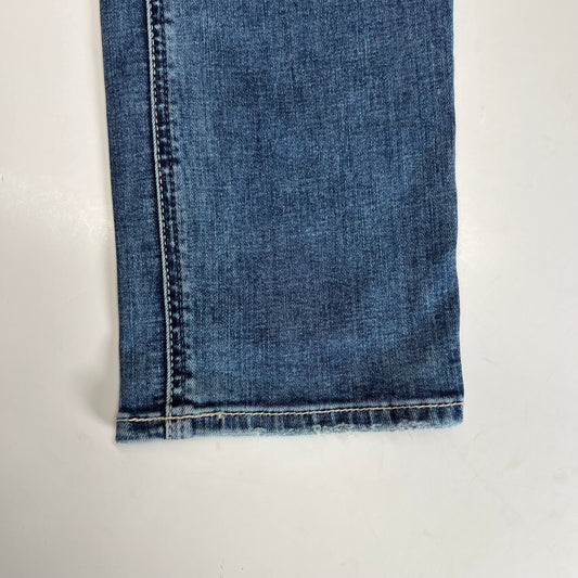 SILVER JEANS CO Suki Curvy Mid Rise Straight Leg Women's Sz 30/31 Dark Sandblast