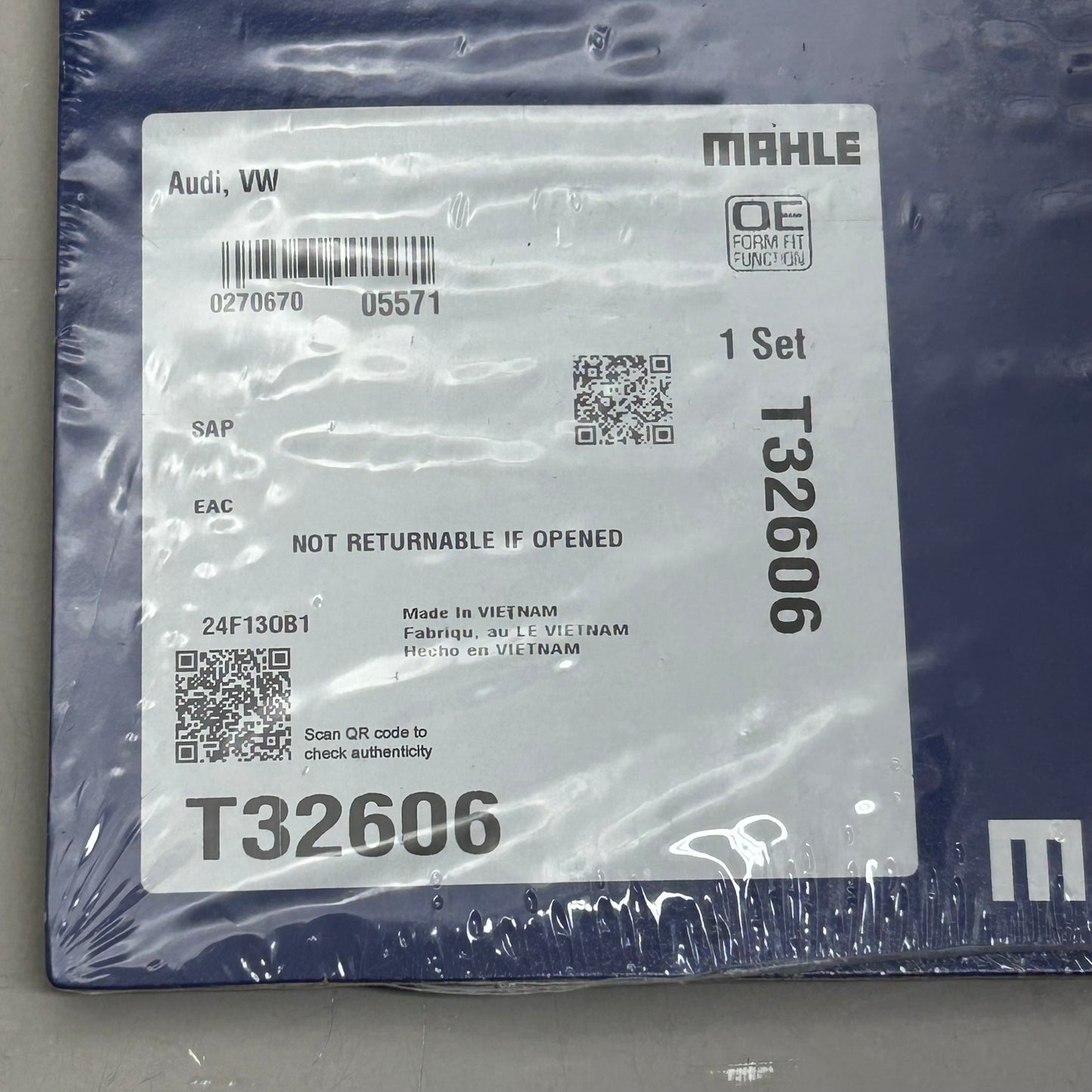 MAHLE Timing Cover Gasket Replacement Part For Audi & Volkswagen T32606