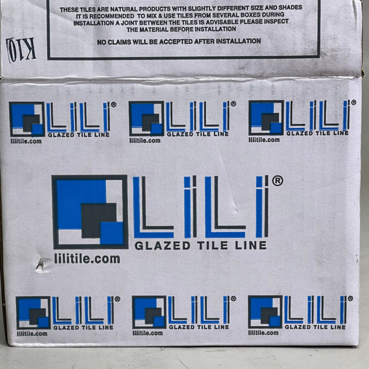 LILI (45 Tiles) Lotus Leaf Glaze Tile 2" x 8" Green G-LLF-28-45