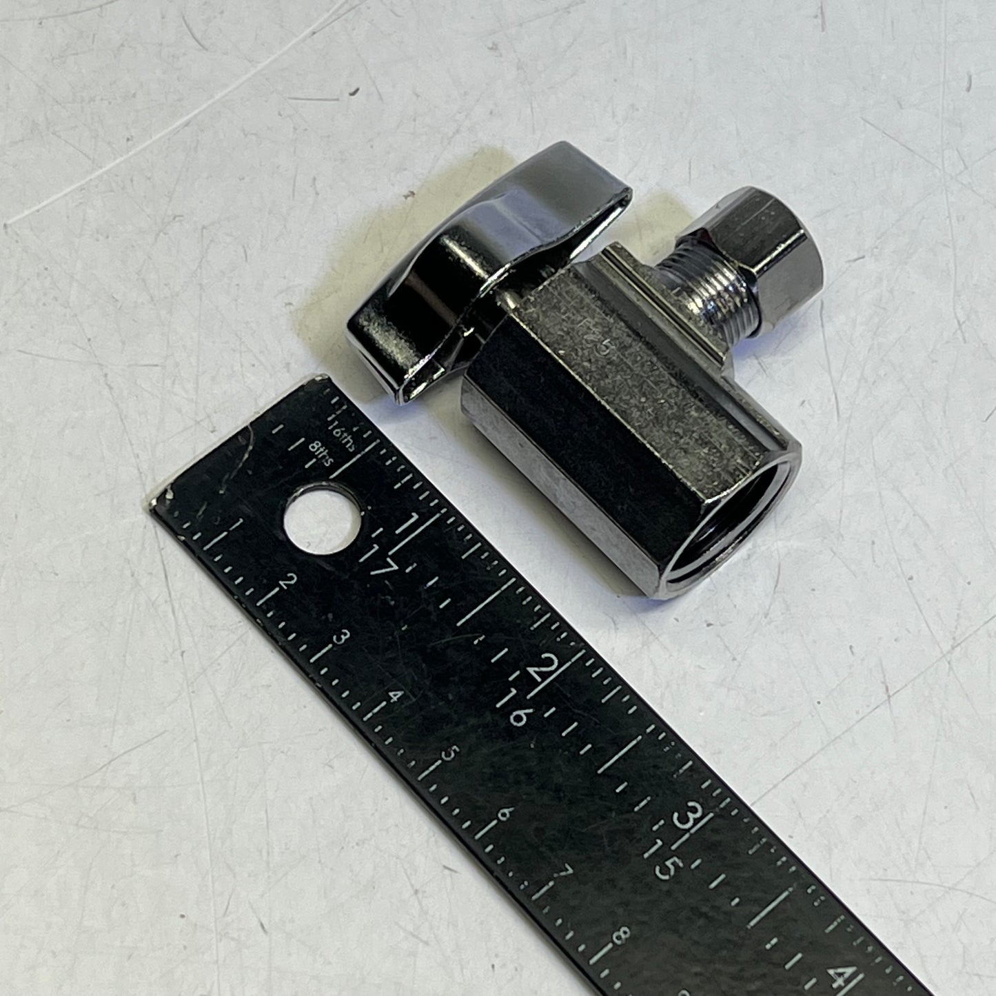 BRASSCRAFT (2 PACK) Iron Pipe Angle Ball Stop 1/2" FIP Inlet x 3/8" OD KTR17XC