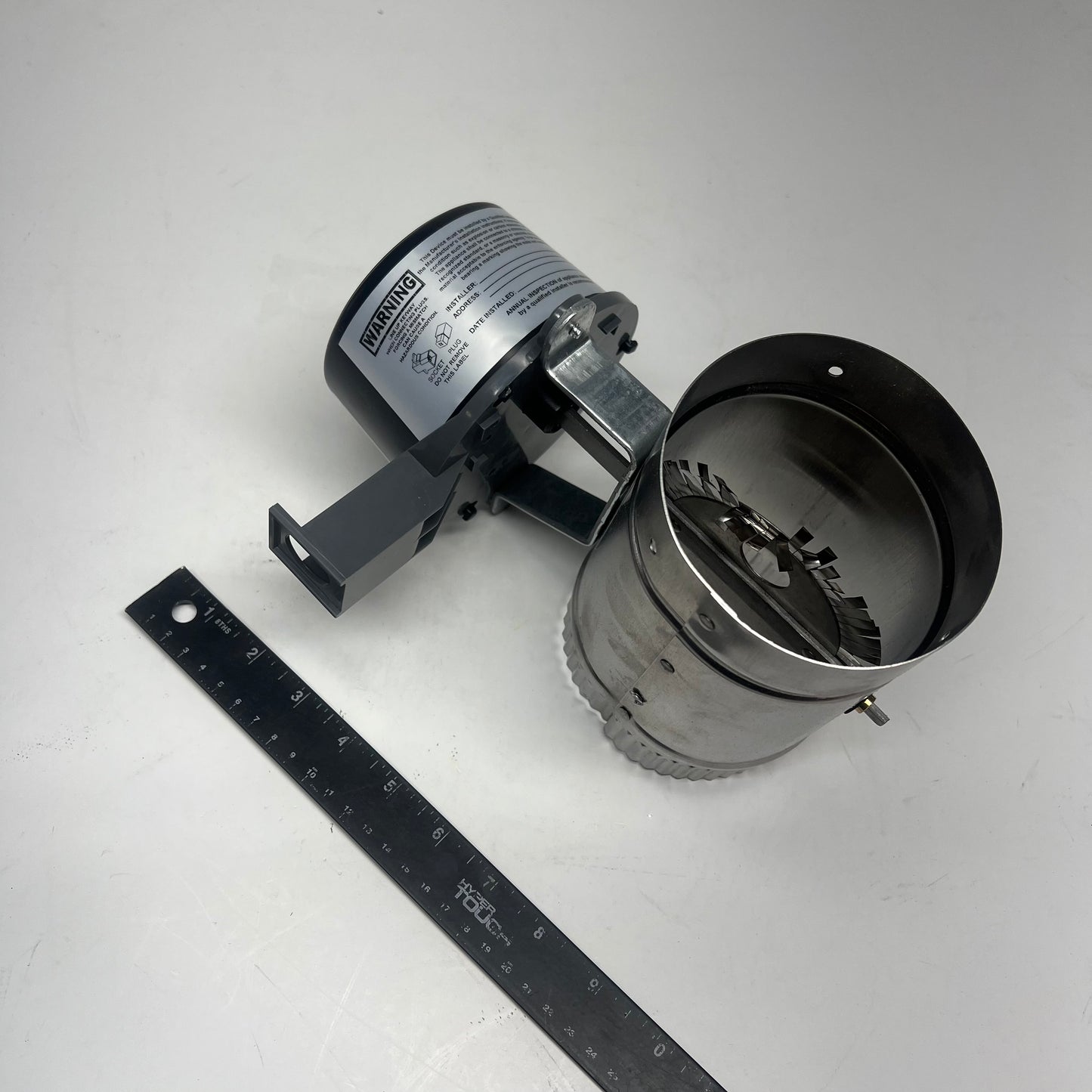 FIELD CONTROLS Automatic Gvd Vent Damper Dual Safety Switch W/o Harness 4" GVD-4