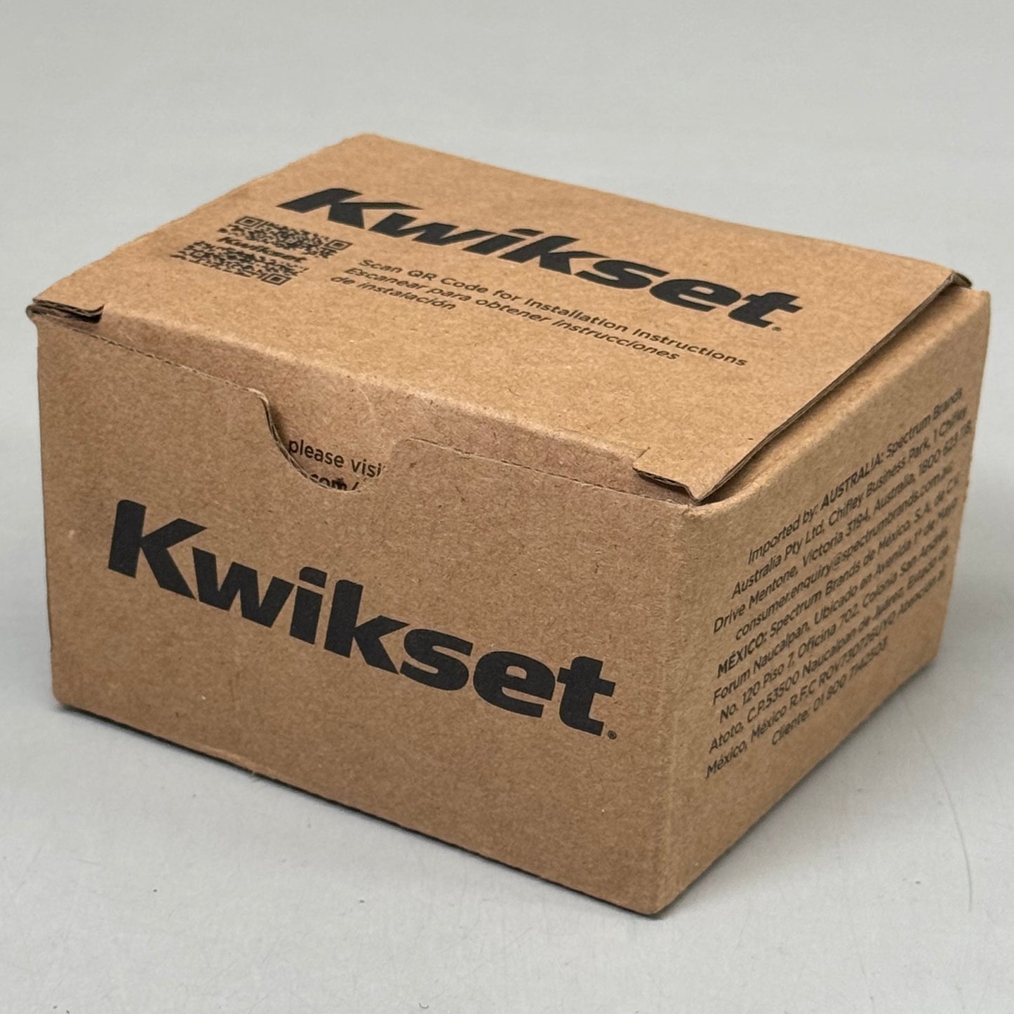 KWIKSET Deadbolt Single Cylinder Door Hardware Satin Nickel Key 96600-724