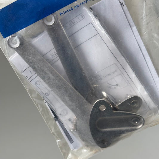 ROCKLER Adjustable Lid Support Convertible & Reversible up to 20 lbs Silver