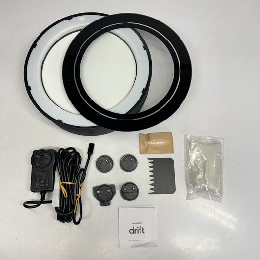 HOMEDICS Drift Midnight Sandscape w/ Smart Led Lighting 11" Black ST-200-BK-AMZ