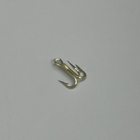 EAGLE CLAW (5 PACK) 2X Treble Hook Triple 2X Lure Repla Gold #14 20pc 376TS-14