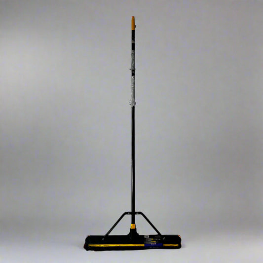 QUICKIE Jobsite Broom Soft/Stiff Combo 24" X 63" Red & Black 635SU