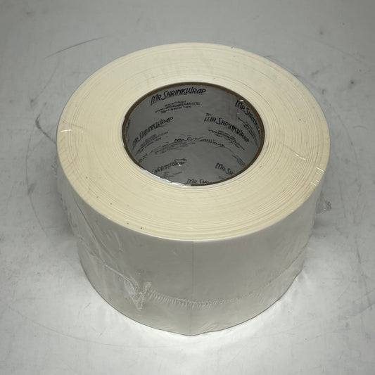 MR SHRINKWRAP (3 PACK) Shrink Film Tape Packing 4" X 180' White MSW-704W