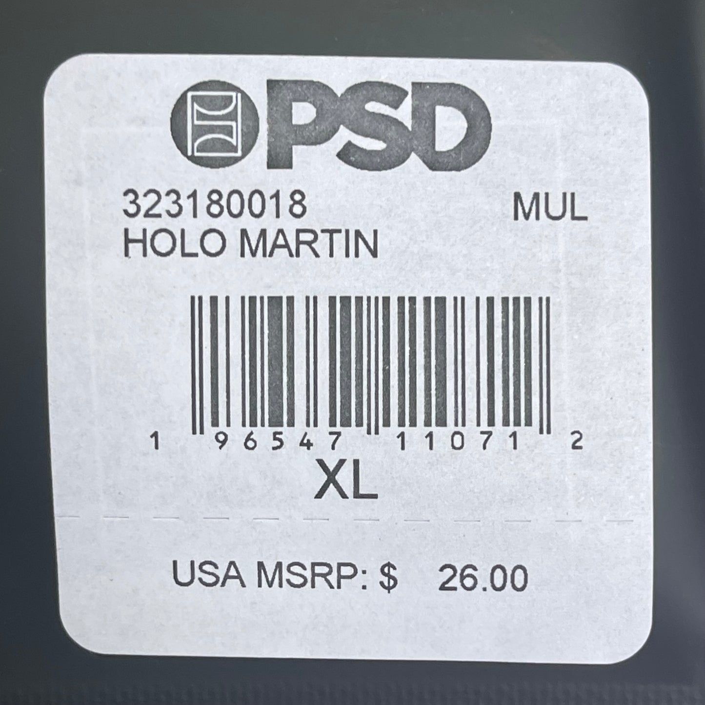 PSD Looney Tunes Marvin The Martian Boxer Briefs XL HOLO MARTIN