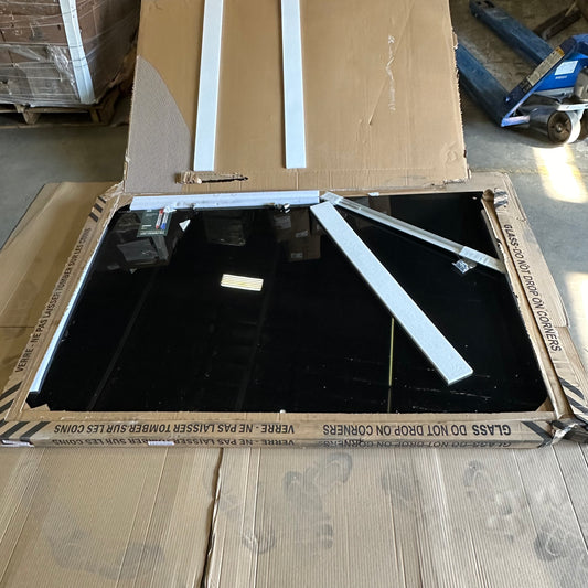 QUARTET INFINITY Magnetic Glass Dry Erase Board Black G7248B-A