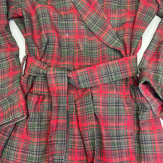 PENDLETON WOOLEN MILLS 100% Virgin Wool Rob Men's Sz M Plaid Red/Green (Used)