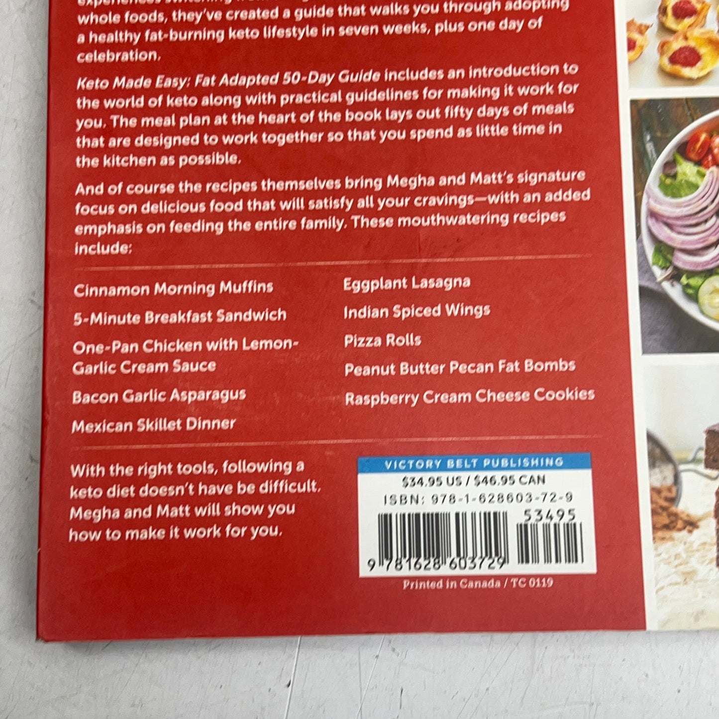 KETO MADE EASY Fat Adapted 50-day Guide by Megha Bardot & Matt Gaedke Paperback