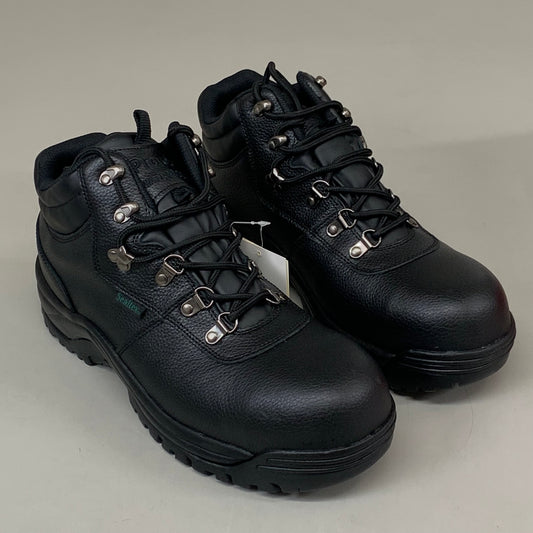 PROPET Shield Walker Lace Up Leather Boots M(D) Men's SZ 11 Black MBU002LBLK-M-11