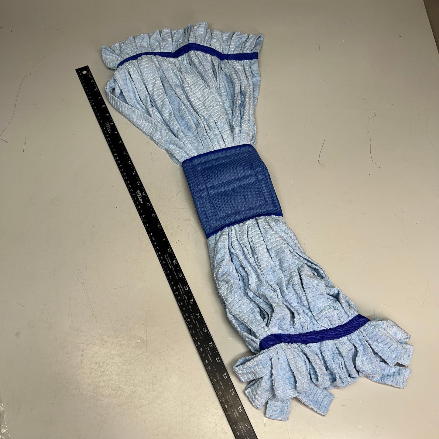 SMART CHOICE (6 PACK) Professional Microfiber Tube Mop Head 18oz Blue M600018B