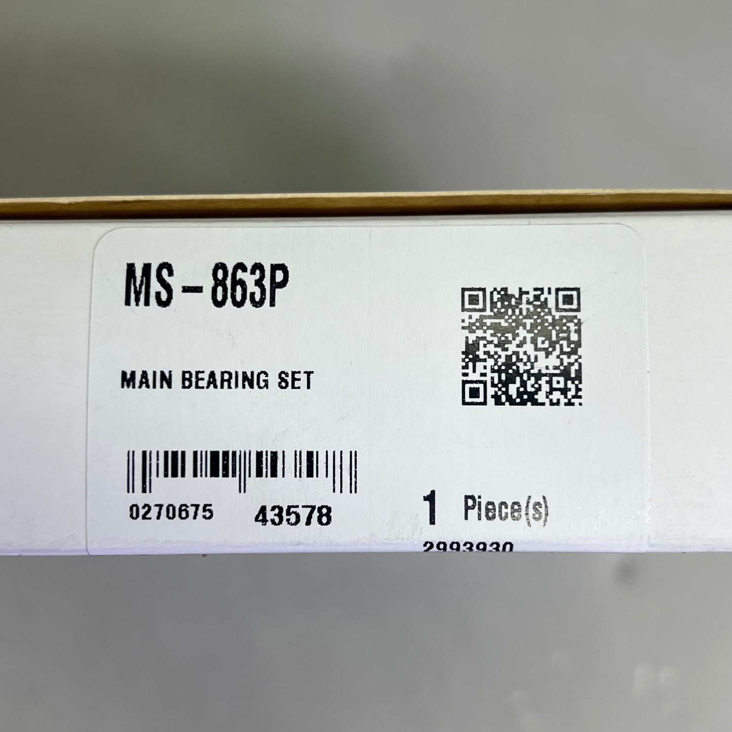 MAHLE Clevite P-Series Main Bearing Set For Ford Made In USA Part MS-863P