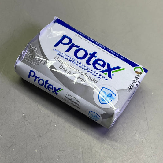 PROTEX (12 PACK) Deep Clean Antibac Natural Bar Soap Kills 99.9% Bac BB 08/26