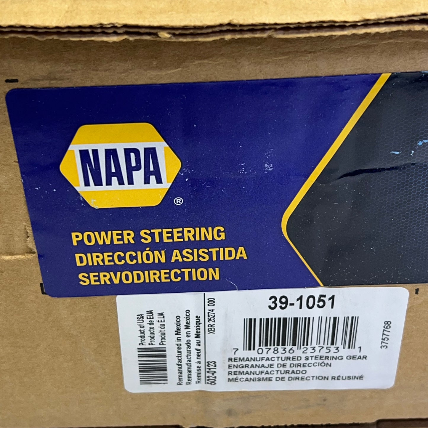 NAPA Remanufactured Power Steering Gear Box for Dodge Ram 3500 2500 391051