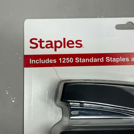 ZA@ STAPLES Combo Pack Desktop Stapler 20 Sheet Capacity Black ST24548 D
