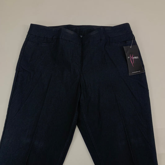 MULTIPLES Ankle Pant Petite Women's Sz 16P Black