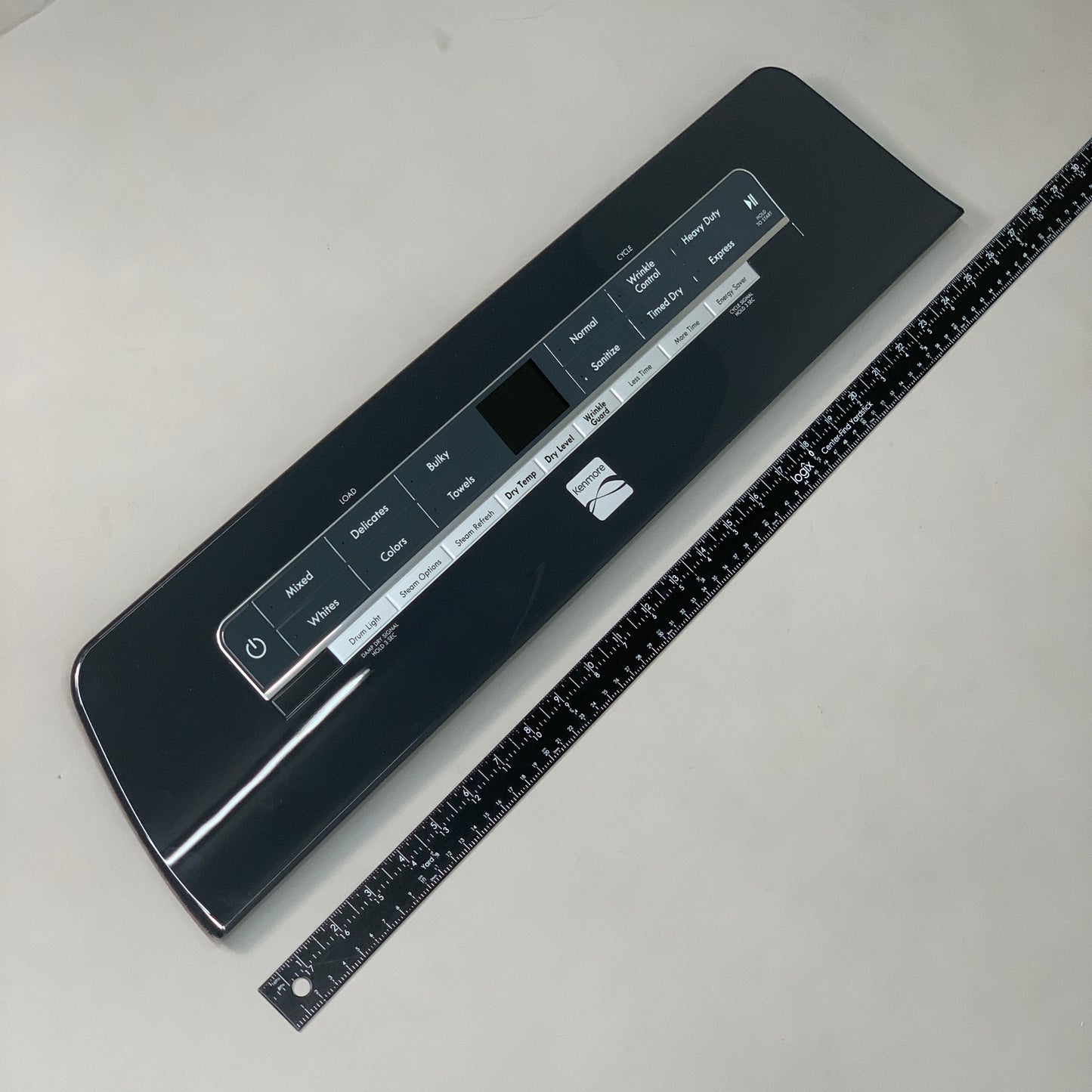 KENMORE Console/Control Panel Assembly, Washing Machine part graphite grey W11130341 (New)