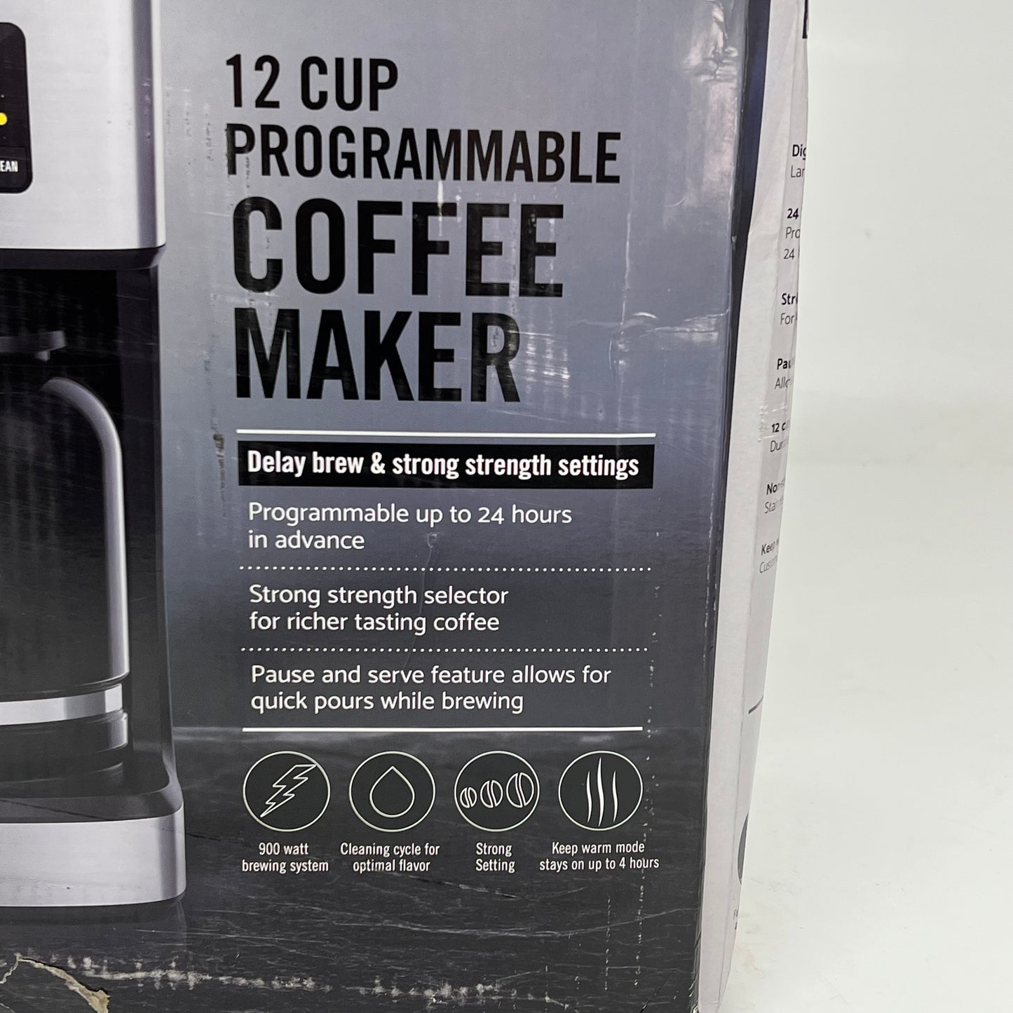 BELLA Pro Series Coffee Maker 12 Cup Programable Stainless Steel (As-Is)