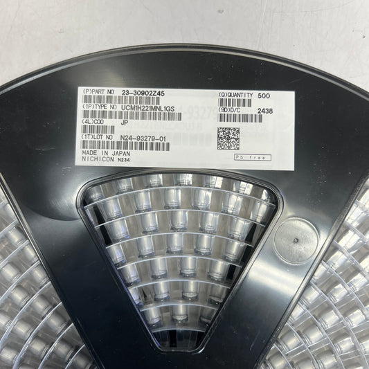 NICHICON Aluminum Electrolytic Capacitor Qty 500, 23-30902Z45