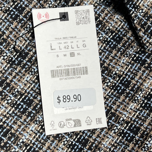 ZA@ ZARA (3 PACK) Canvas Quilted Jackets Women's Sz L Multicolor/ Tan